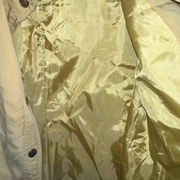 Vintage Newport News Blaze News Yellow 100% Cotton Jacket - Picture 4 of 5